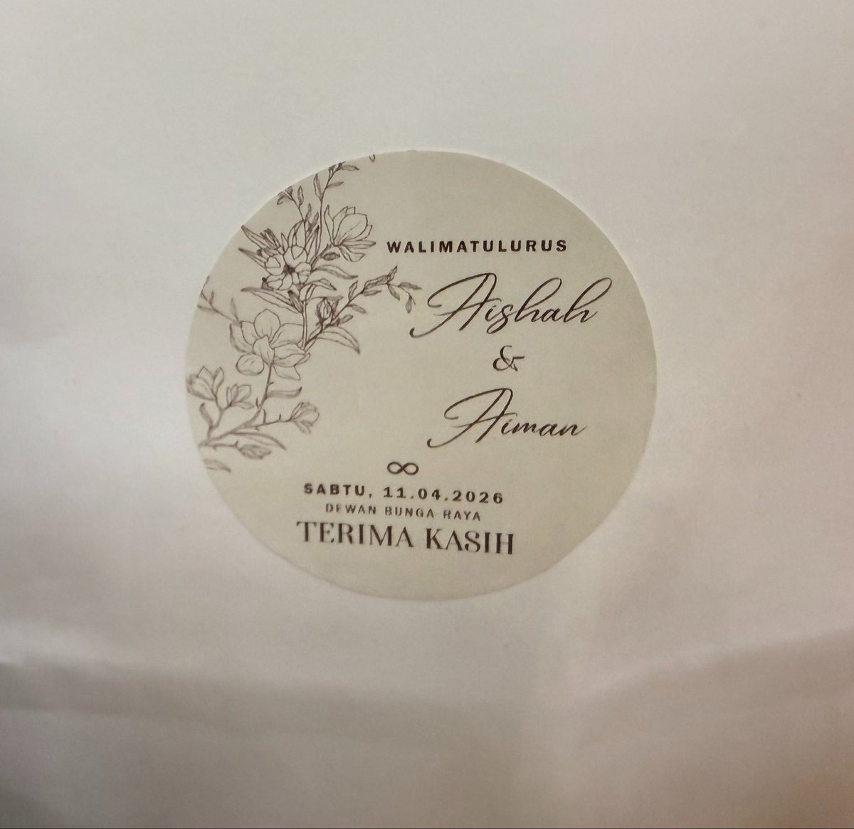 Tahniah!