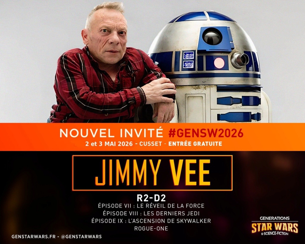 GalaxieStarwars's tweet photo. Pourquoi il faut aller Ă la convention @GenStarWars 2026 ?
Raison #1
Rencontrer les acteurs
- Jimmy Vee
- Ian McElhinney
- Robert Emms
- Garrick Hagon
#GalaxieSW+
https://t.co/E6XDwXnDnQ
#StarWars #GenSW2026 https://t.co/KhcqPhEhmj