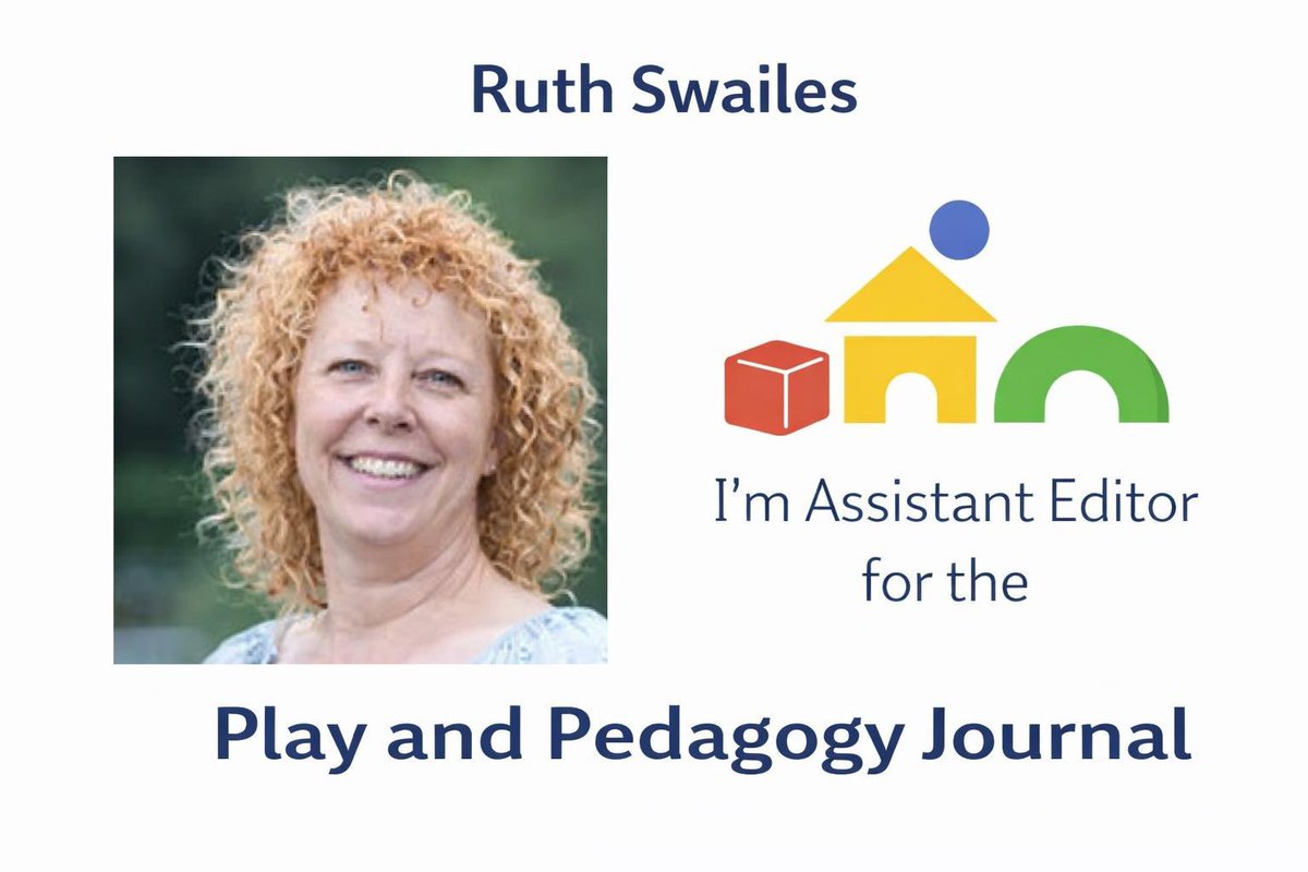 SwailesRuth's tweet photo. Delighted to share that I’ve joined the editorial board of the journal of play and pedagogy. https://t.co/rXDr9XHp30