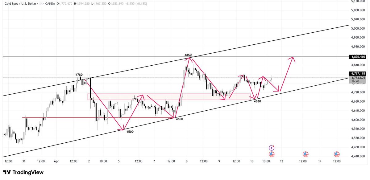 MehareenY65539's tweet image. #Gold Forecast Next Week 📈

• Key Zone: 4780–4800
• Potential Range: 4900–4950
• Long-Term Watch: 5000 psychological level

Market structure supports upward movement if key levels hold.

Save this idea for your weekly trading plan ✔️
#GoldTrading  #MarketForecast