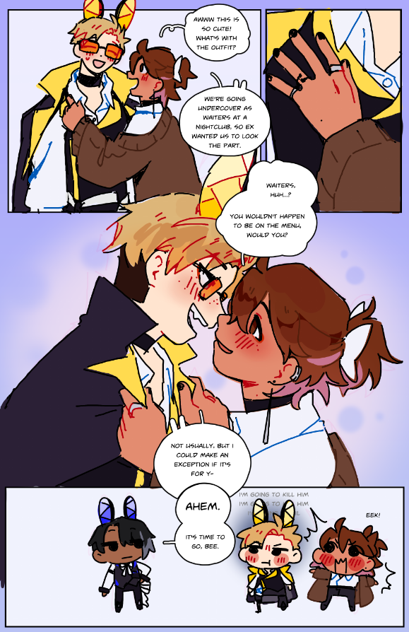 okay so maybe stop flirting on the clock 🙄🙄🙄weirdos!!!