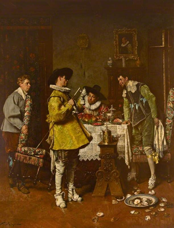 Revizorsb's tweet photo. Ferdinand Roybet, peintre et graveur français, né le 12 avril 1840 à Uzès est mort le 11 avril 1920 à Paris. https://t.co/Z7wQxEoPQX