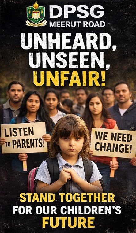 NivarK's tweet photo. #DPSG giving “meethi goli” to parents and did not make any meaningful changes. Have treated parents like 2nd class citizens. Their transport problem forces our children to suffer. 
Let’s stand united for our kids
#Ghaziabad #DPSGmeerutRoad https://t.co/P7uc4F3bQn