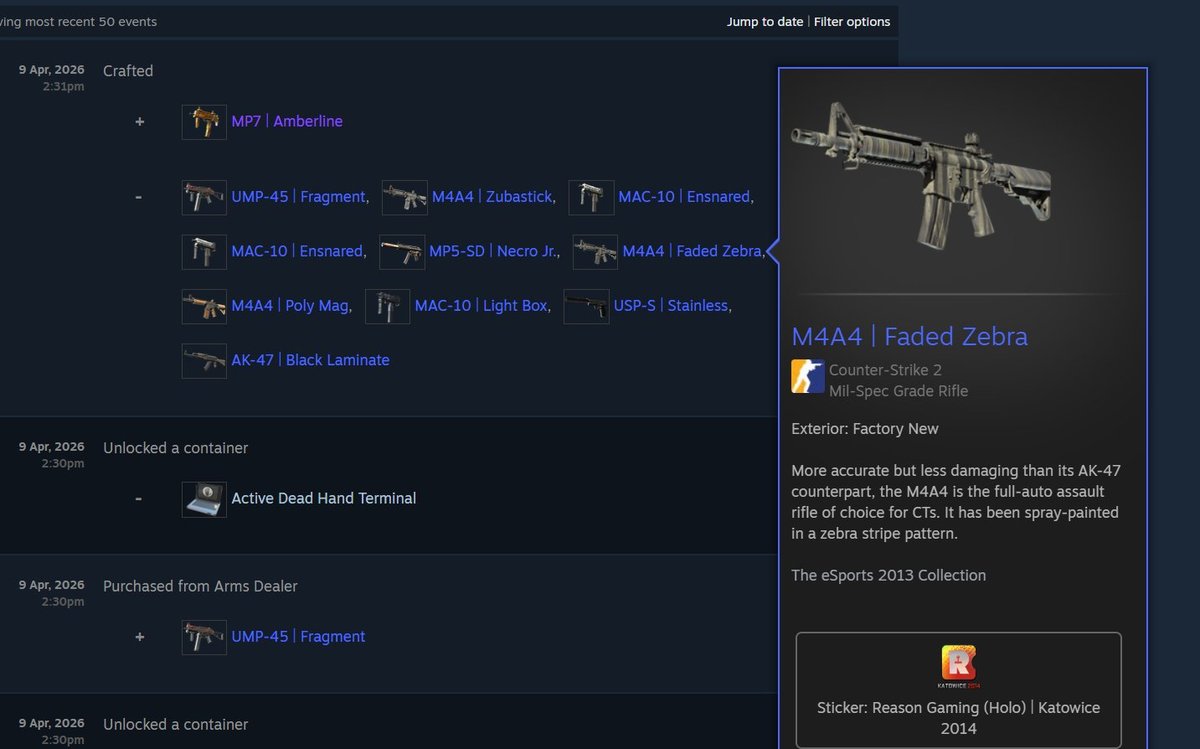 csmoneytrade's tweet image. 💀 Trader @AstroooCs burned $8,000 in a trade-up…

AK with Titan &amp;amp; iBP Kato14 holos gone forever 😭

Press F 🫡