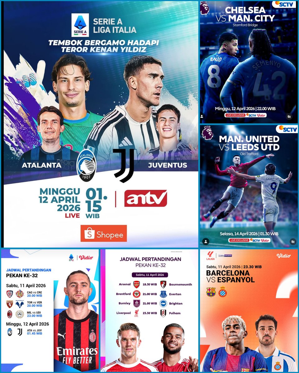 SiaranBolaLive's tweet image. #MATCHDAY