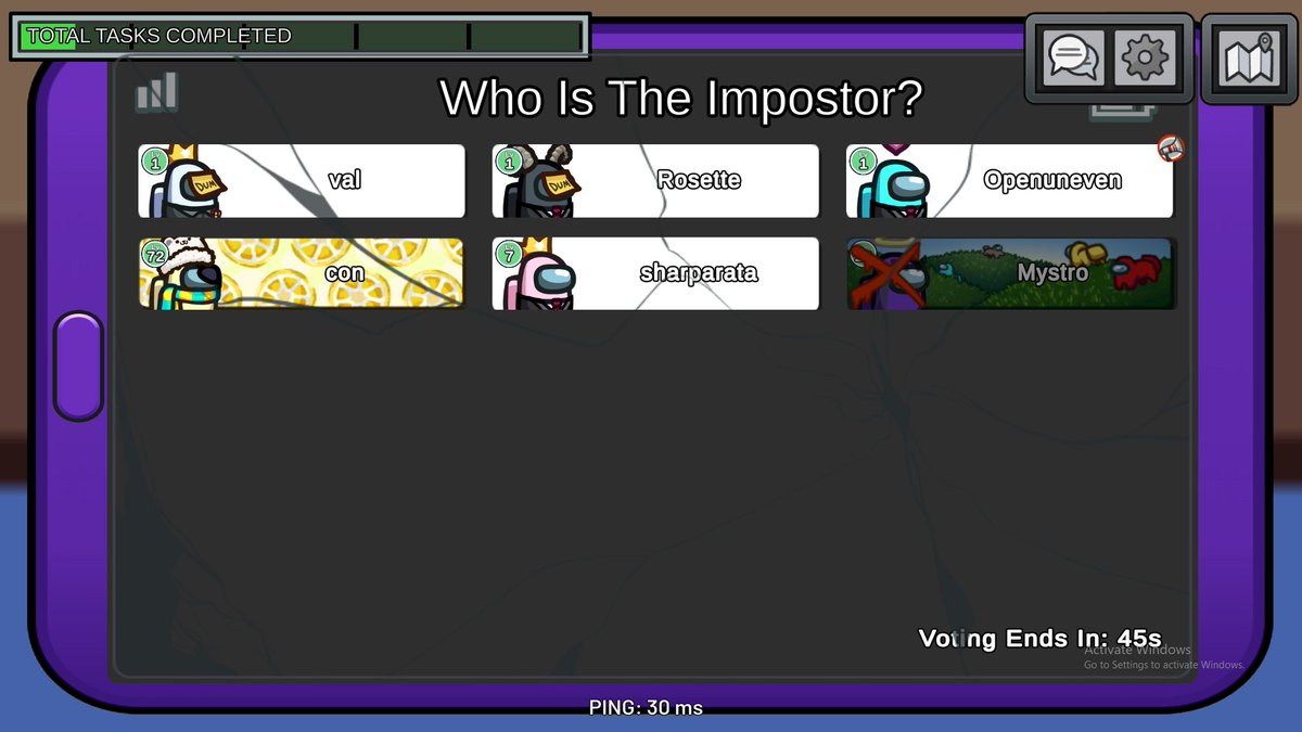 Mystroblade_'s tweet image. Among us with #Sharpcake and I immedietely die