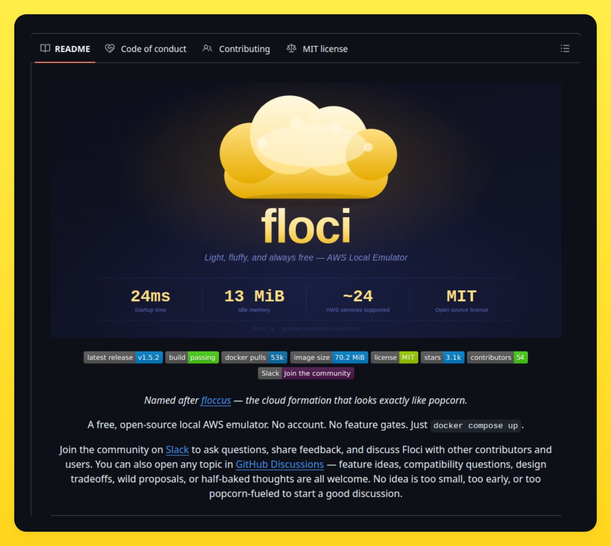 GithubProjects's tweet photo. Automate your workflows with floci https://t.co/BepcRQjDdz