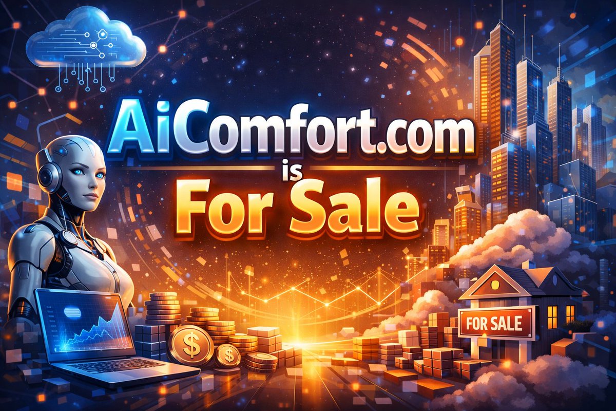 dnjokerdotcom's tweet image. Two days ago, I received an offer of $4,000 for AiComfort.com on a 16-month lease-to-own (LTO) plan. I declined the offer, so the domain is still available for sale..

#domainnames #domainforsale #AI #Comfort #AiComfort #AiKeyword #dotcom #digitalassets #startup