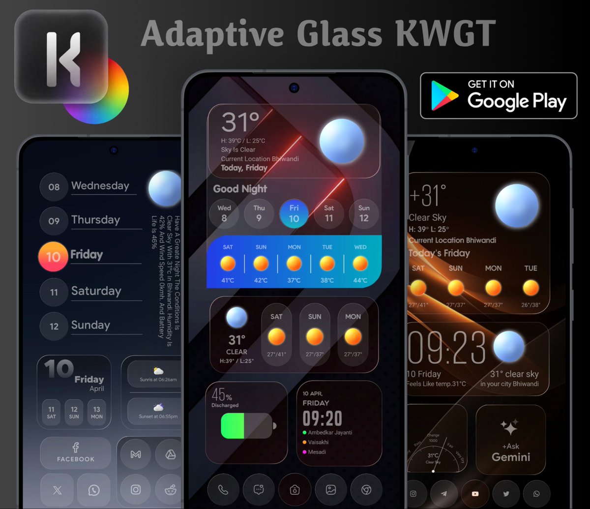 Ahmadansari2233's tweet image. 💥🎉 Hello Guy's Here I present  New Update + 10 Codes Giveaway of

 #app Adaptive Glass KWGT 💥🎉

  #android16 #iOS26 #Oneui8 #NothingOS

#Adaptiveglasskwgt

bit.ly/adaptiveglassk…

🎁 10 Codes Giveaway 🎁
Follow Me @Ahmadansari2233 
Like ❤️ Repost 🔄 With tags 5 friends