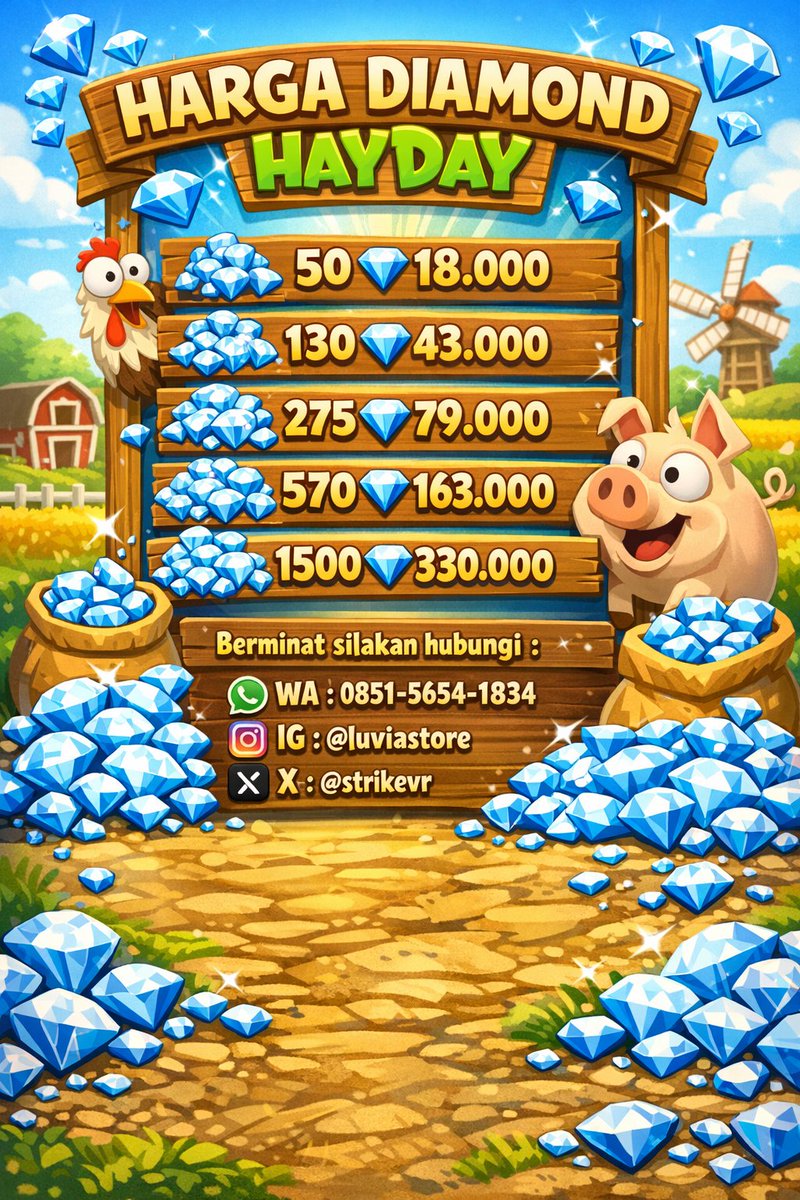 CIPA ‧₊ 🐬 — hayday needs dan topup games tweet media