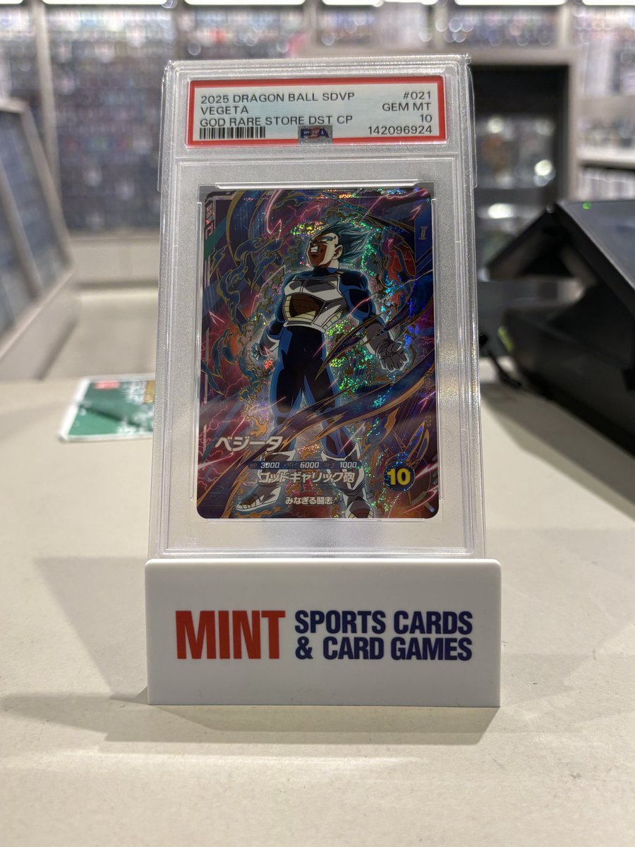 Psa10 ベジータ PSA10鑑定済み】エナジーマーカー【☆】《ベジータ》 パラレル版E01-02