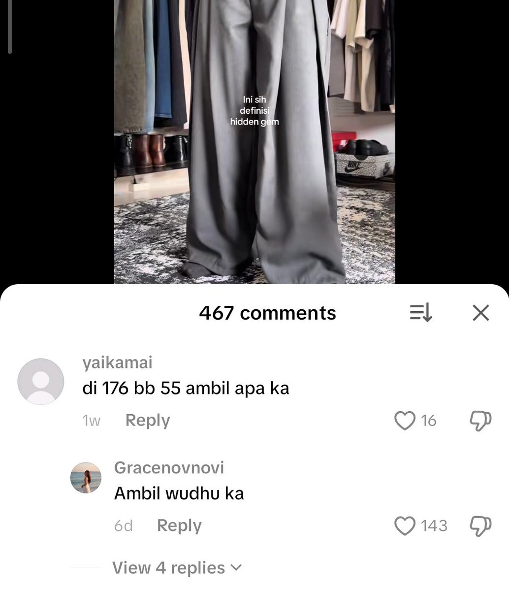 Menurut gue lu keren gracenovnovi
Cr:tiktok