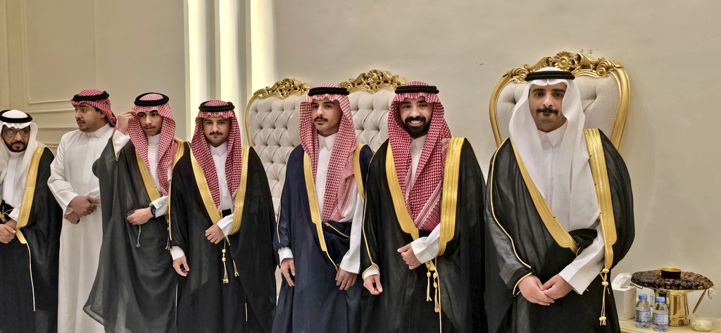 #زواج_جهاد_فهد_العامر
ابارك للخال فهد العامر زواج نجله جهاد على كريمة الاستاذ علي الطويرب 
نسأل الله ان يبارك لهما وعليهما وان يجمع بينهما في خير  .