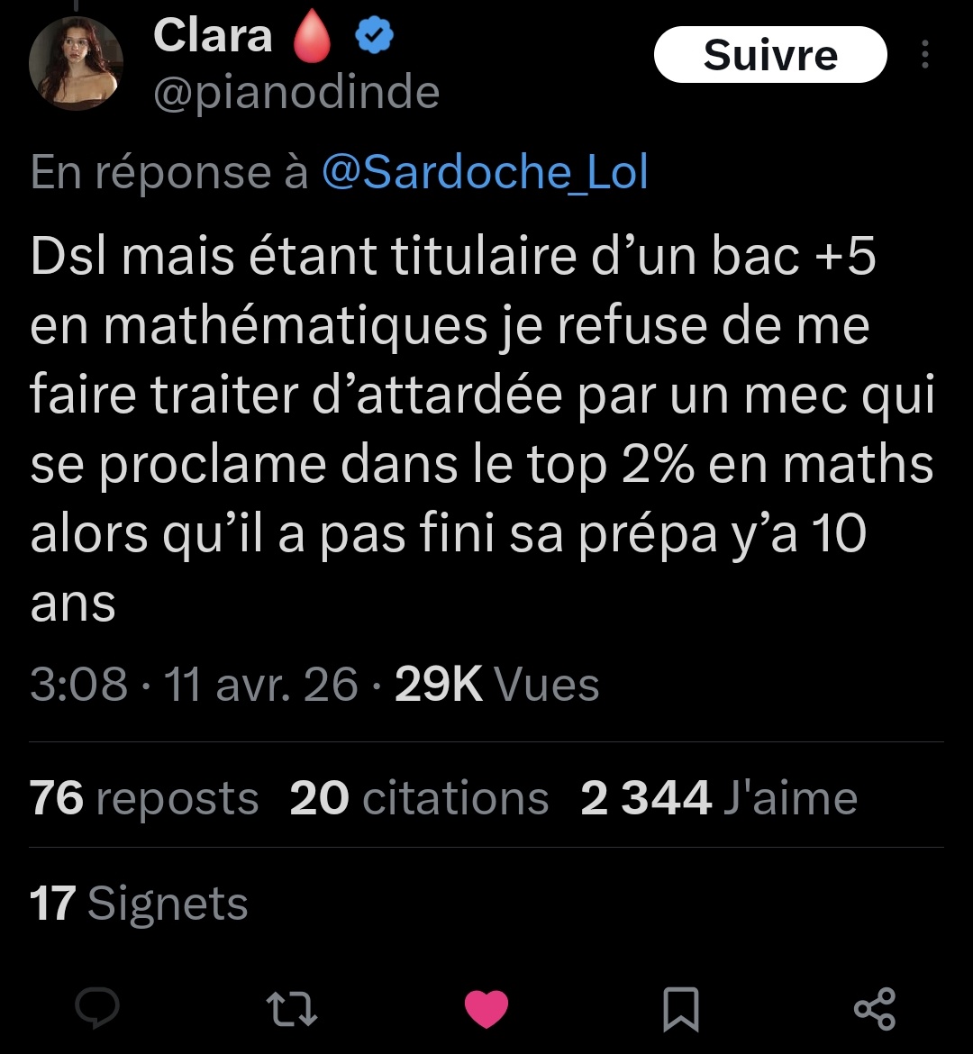 𝐉'𝐚𝐢𝐦𝐞 é𝐩𝐞𝐫𝐝𝐮𝐦𝐞𝐧𝐭 𝐦𝐚 𝐫𝐚𝐜𝐥𝐢🐤 tweet media