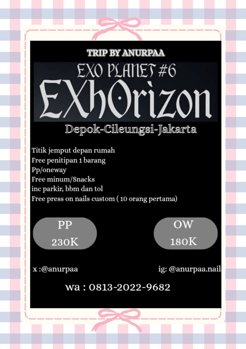 anurpaa|| TRIP KONSER|| Press on nails KONSER tweet media