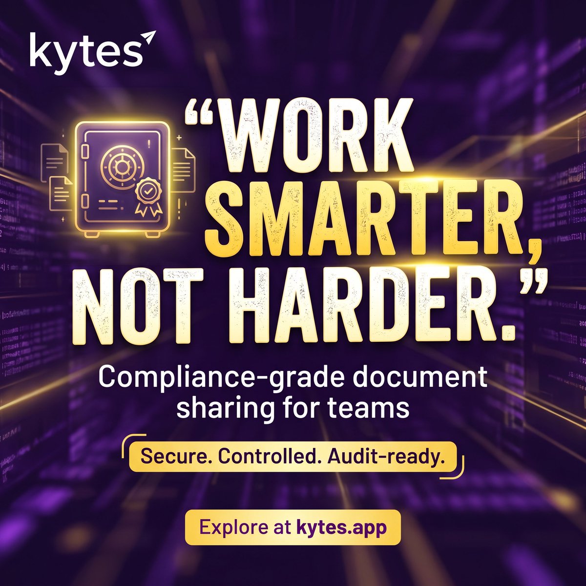 Efficient teams optimize processes, not workloads. ⚙️
With the right tools and collaboration, tasks get streamlined and outcomes improve.
Work smarter, achieve more. 🚀

👉 Explore more at kytes.app

#SecureDataRooms #B2BSales #KytesApp