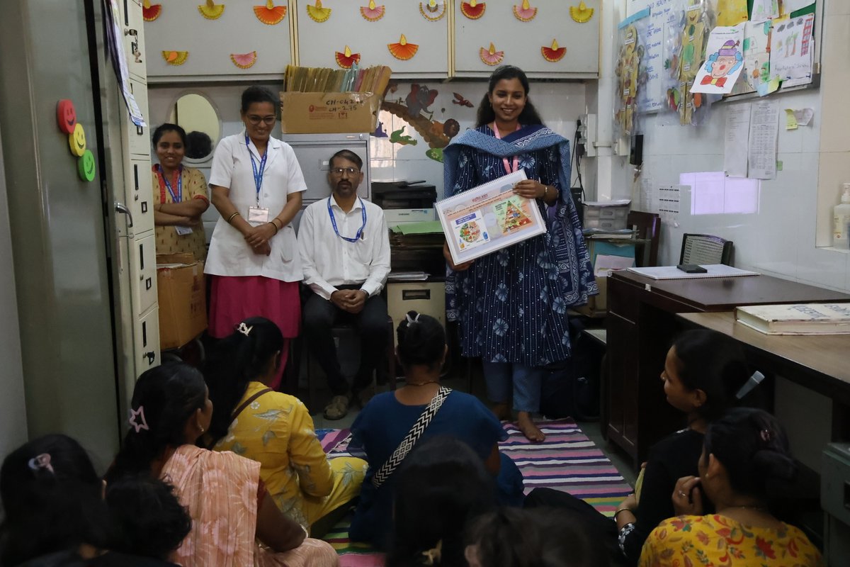 icmrnirwoh's tweet image. For #NationalSafeMotherhoodDay an interactive session was organized at our Child Health Clinic and Anganwadi Centre focusing on #PreconceptionCare, #Nutrition and healthy lifestyle for better maternal outcomes. #SafeMotherhood #MaternalHealth #WomensHealth