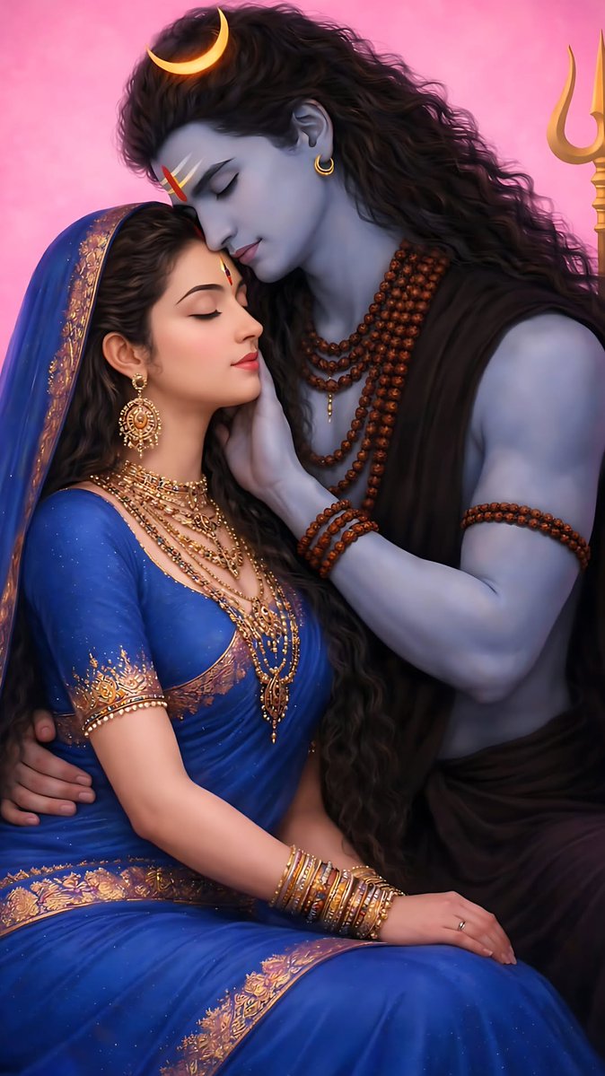 कैलाश की खामोशी में बसा है एक अनोखा प्रेम,🔱💙
जहाँ शक्ति भी समर्पित है, और शिव भी पूर्ण हैं संग उसके…🔱💙
न शब्दों की जरूरत, न दिखावे की पहचान,💙
शिव-पार्वती का प्रेम है आत्मा से आत्मा का मिलन महान ✍️🔱💙
#ShivParvati #DivineLove