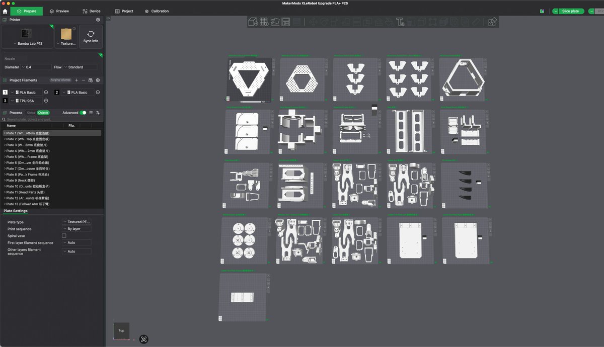 ed0henderson's tweet image. That's a lot of beds @Ryan_Resolution - guess the total print time on a 2 x Bambu P1S's?

No cheating. 

#robots #robotics #embodiedAI #physicalAI