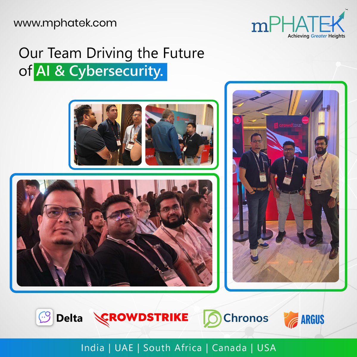 mPHATEK_Sys's tweet image. 🚀 Great experience at JW Marriott, Juhu!Proud to join as a CrowdStrike solution partner and showcase Chronos, Argus &amp;amp; Delta. Excited for the future of AI &amp;amp; cybersecurity.
#CrowdStrike #CyberSecurity #AI #Innovation
