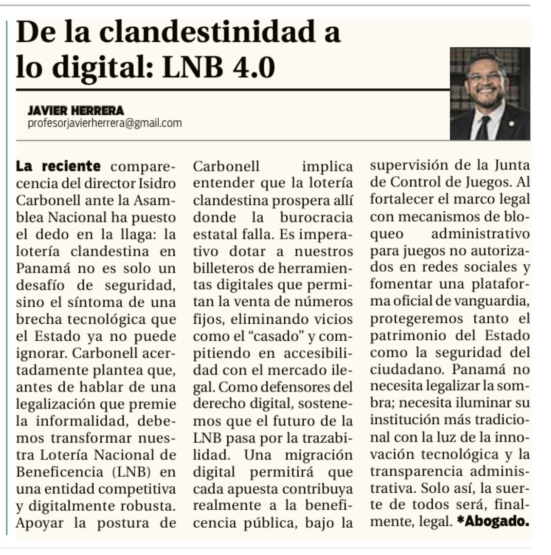 javierherrera_r's tweet photo. Lotería 4.0 vs la clandestinidad https://t.co/q79YEg3dz7