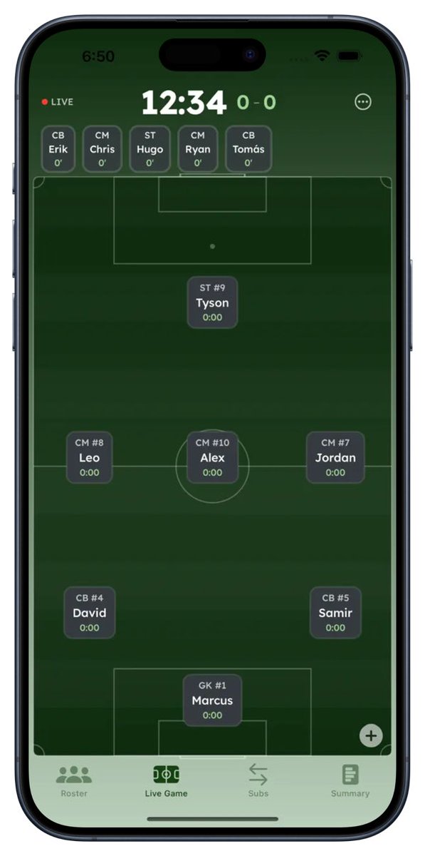 APPS_RH's tweet image. جديد
مجاني لفترة 
للايفون

Pitch Director هو تطبيق لإدارة الخطوط الجانبية لمدربي كرة القدم. يوفر التحكم المباشر في المباريات وتنبيهات الدوران الذكية والتشكيلات التكتيكية وتحليلات ما بعد المباراة وتتبع سجل المباريات.

apps.apple.com/us/app/pitchdi…