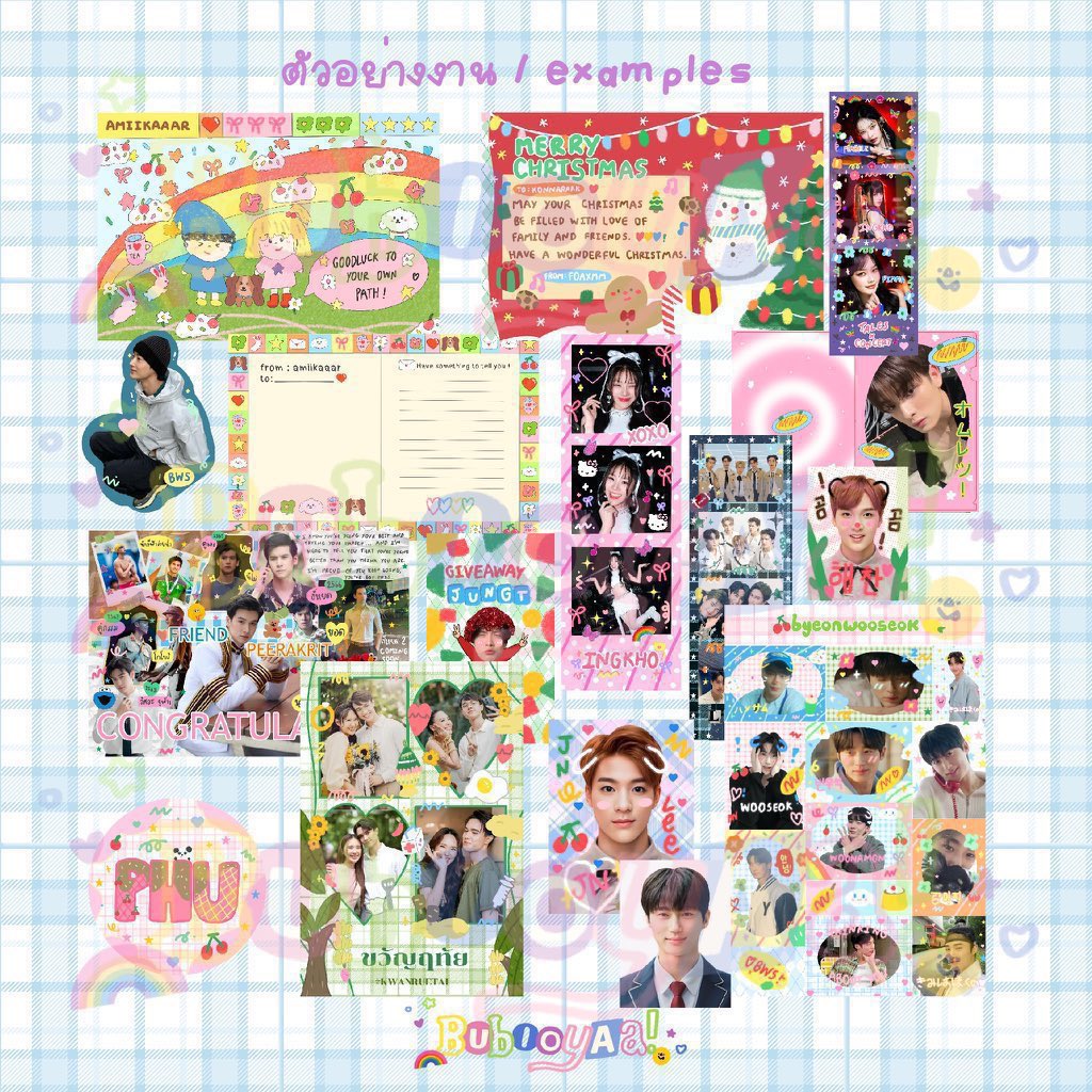 bubooyaa_'s tweet photo. Commission Open 💘⭐️

รับออกแบบ โปสการ์ด โฟโต้การ์ด พรีวิว ของแจกต่าง ๆ giveaway id photo etc. / วาดรูป / ลายน้ำ ราคาเริ่มต้นอยู่รูปแรก รูป2-4 หรือ # หน้าไบโอ ตัวอย่างงาน

รองานไม่เกิน 3 วัน 
สนใจ dm มาได้เลยคับ ♥️♥️
#CommissionTH #รับออกแบบลายน้ำ #รับออกแบบgiveaway  #รับออกแบบ https://t.co/tch180XE65