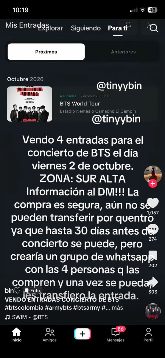 Ari⁷ VERA A BTS EL 2 DE OCTUBRE 🇨🇴 🪭 tweet media