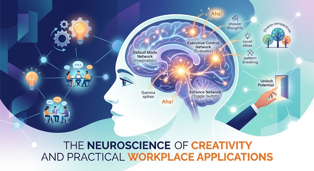 innovate's tweet image. The Neuroscience of Creativity and Practical Workplace Applications -- bradenkelley.com/2019/09/the-ne… -- Breaking the “Right Brain” Myth -- #psychology