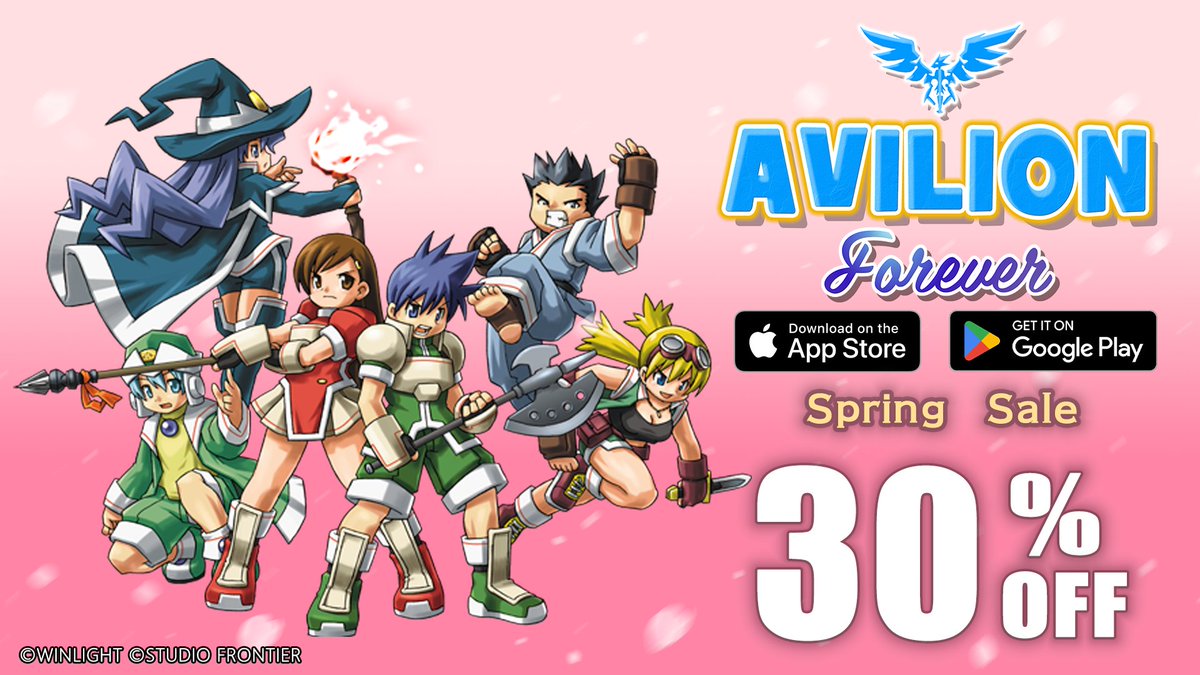 STUDIOFRONTIER1's tweet image. "AVILION forever" ✨30% off✨️
Spring Sale now live!
Enjoy a deep, immersive RPG experience during your spring weekends.
#Avilion #IndieDev #JRPG #SpringSale