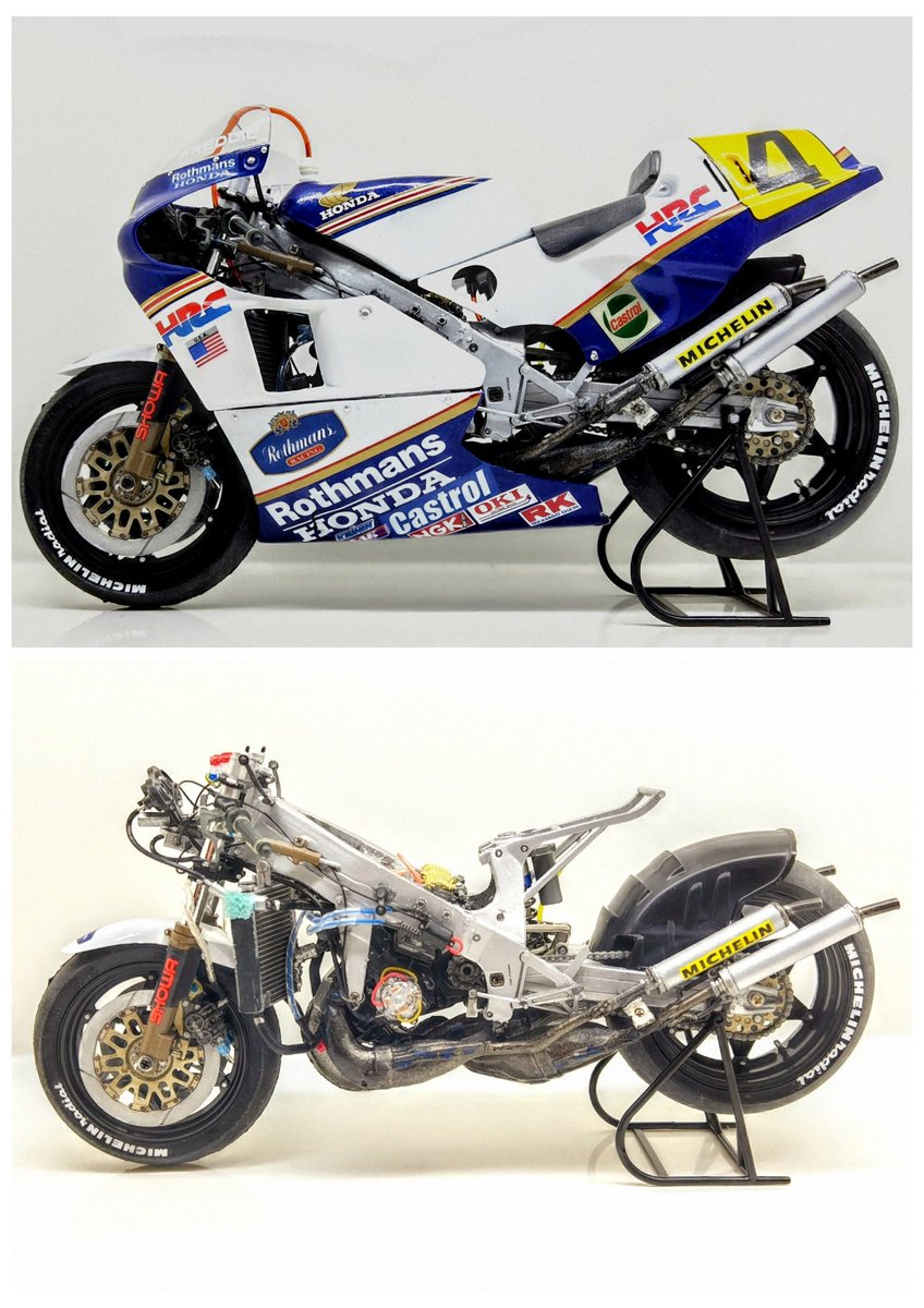 3Dプリンターに一切頼らず完成した作品 #バイクプラモ盛上げ隊