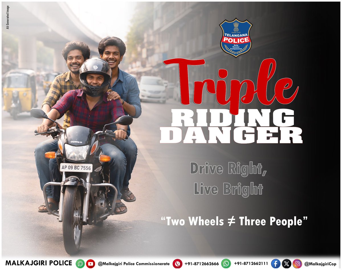 Malkajgiri Traffic PS (@malkajgiritrps) on Twitter photo 