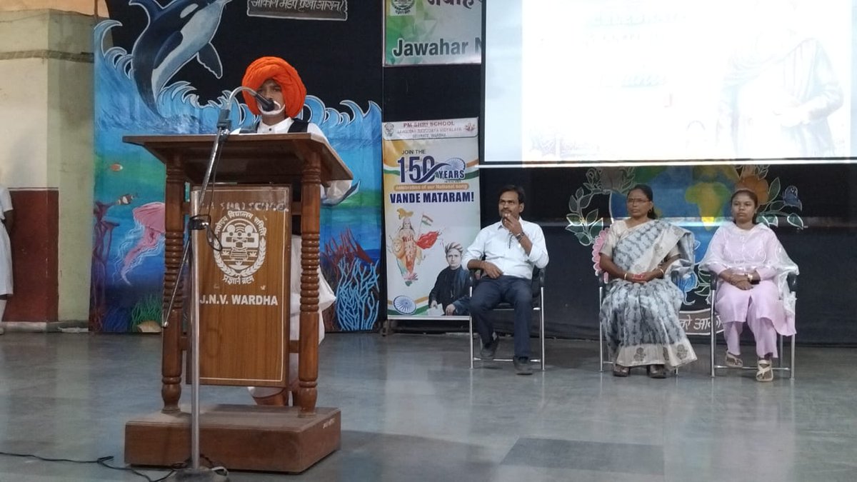 jnvwardha's tweet photo. PM Shri Jawahar Navodaya Vidyalaya Wardha celebrated "Krantijyoti Jyotiba Phule Jayanti" https://t.co/DnMJaoiJSZ