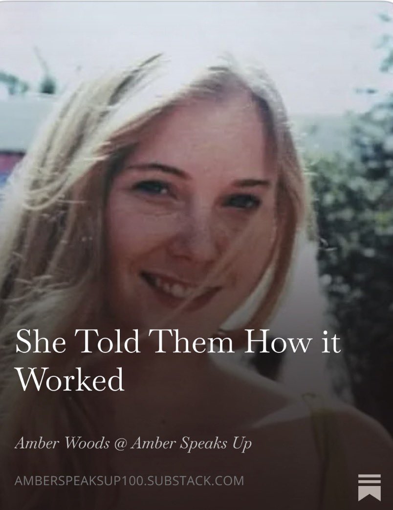 Amber Woods @ Amber Speaks Up tweet media