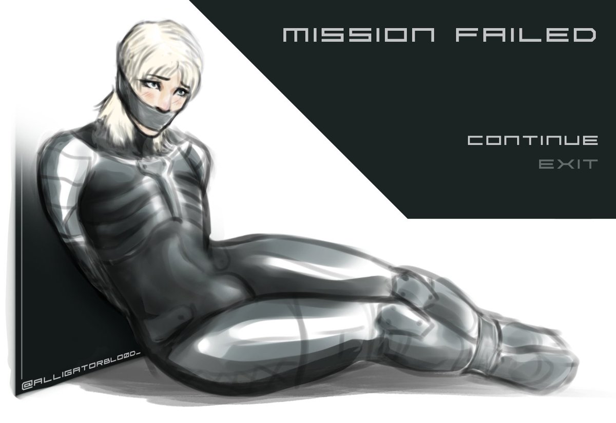 alligatorblo0d_'s tweet photo. been playing through MGS2 and haven't been able to escape the feeling that Raiden would probably look better tied up, so I had to doodle it and find out... https://t.co/qBmQZGd4om