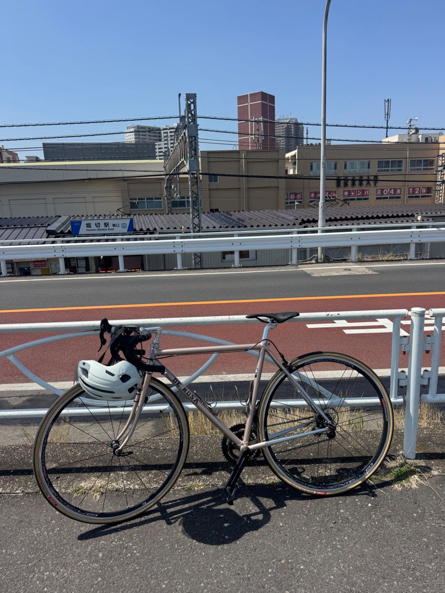 荒川チャリンコ30キロ！

冬服で走ったらサウナ^_^