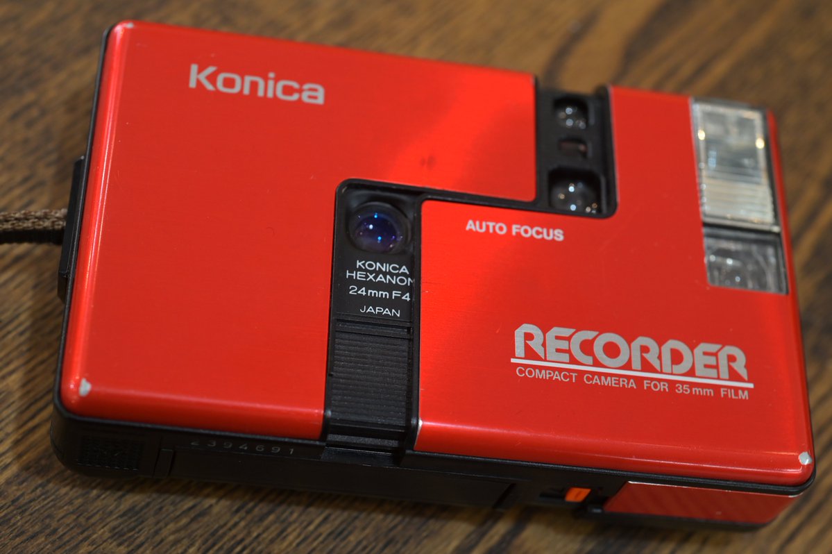 🆕新着情報 -Konica RECORDER コンパクトでかわいい見た目のハーフ