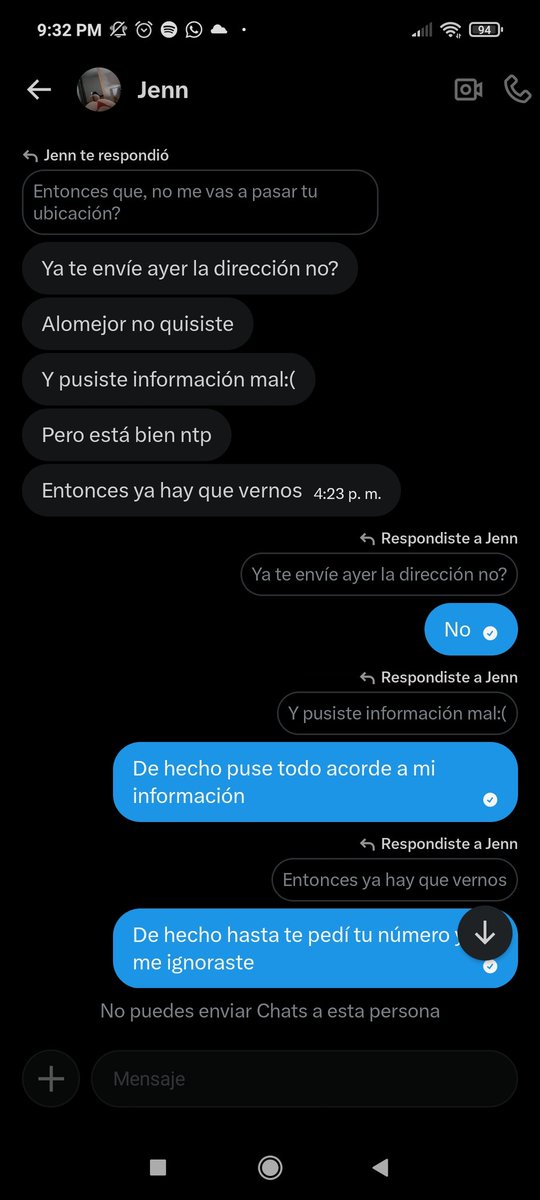 SwPrimor's tweet photo. Que culero cuando uno piensa que va a tener un encuentro sin darse cuenta que es una estafa desde el principio, ahora pensando en frío me doy cuenta lo pendejo que me vi desde el principio, sólo queda la enseñanza de no volver a confiar en esto, y no confíen en esta morra https://t.co/ZCIWxpF2Cf