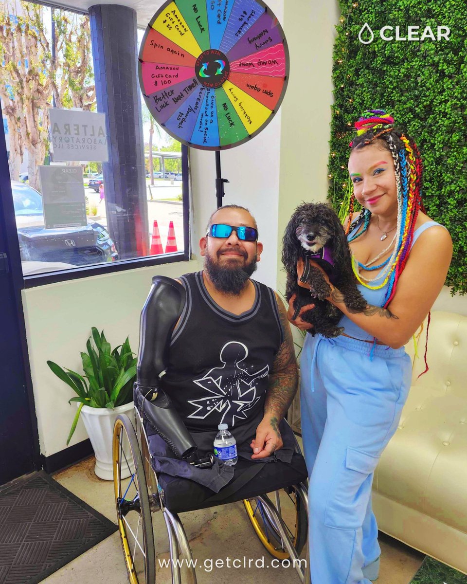 get_clrd's tweet photo. “We love visiting KJ—she’s amazing and makes testing enjoyable.” 🧪✨

Big love to @DaggaXx  @CritterDom_  & Ami 🐶for pulling up—and trusting us every time 🧪

Good vibes. Zero stress. Real results. 😎

Come see what everyone’s talking about. 🧪
👉 Book your test now: https://t.co/XlNbZioR1o

#GETCLRD 🔥