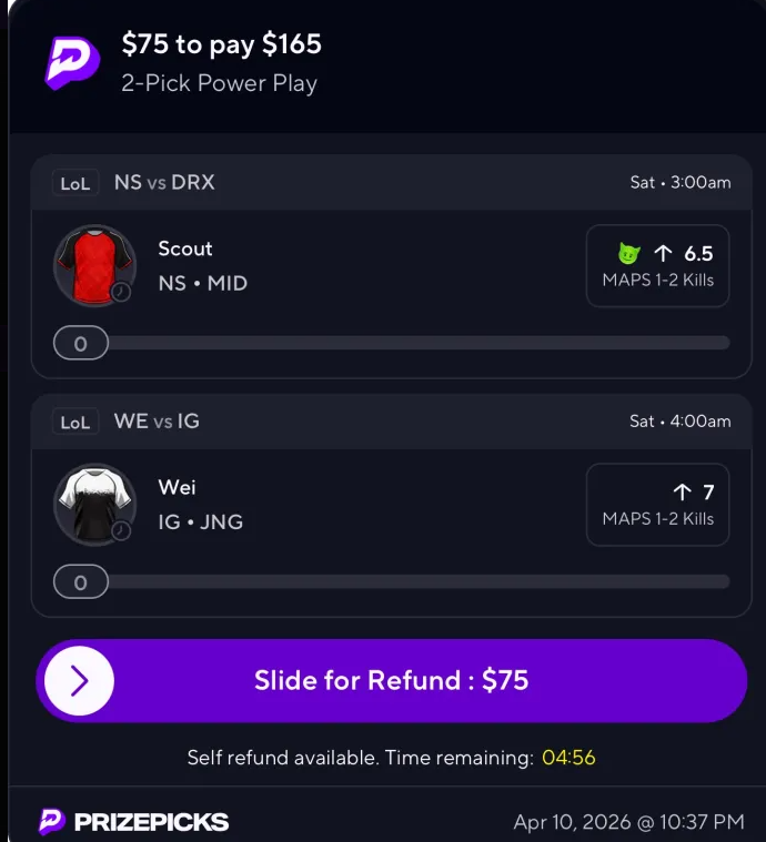 UhCharger's tweet image. Get Back 2.2x for the Wake n Cash 

#Prizepicks #GamblingX #eSports #WakenCash