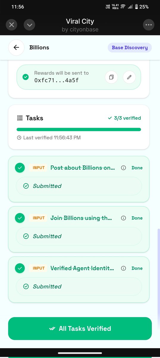 dipen_g's tweet photo. After so many failed attempts… finally made it 😅🔥
Successfully completed all tasks on @cityprotocolHQ ✅
The grind was real but totally worth it 💪
Now waiting for rewards 👀🚀
@billions_ntwk 💙
#CityProtocol #Billions #Web3 #Airdrop #Crypto https://t.co/ZkGfxhY5jC
