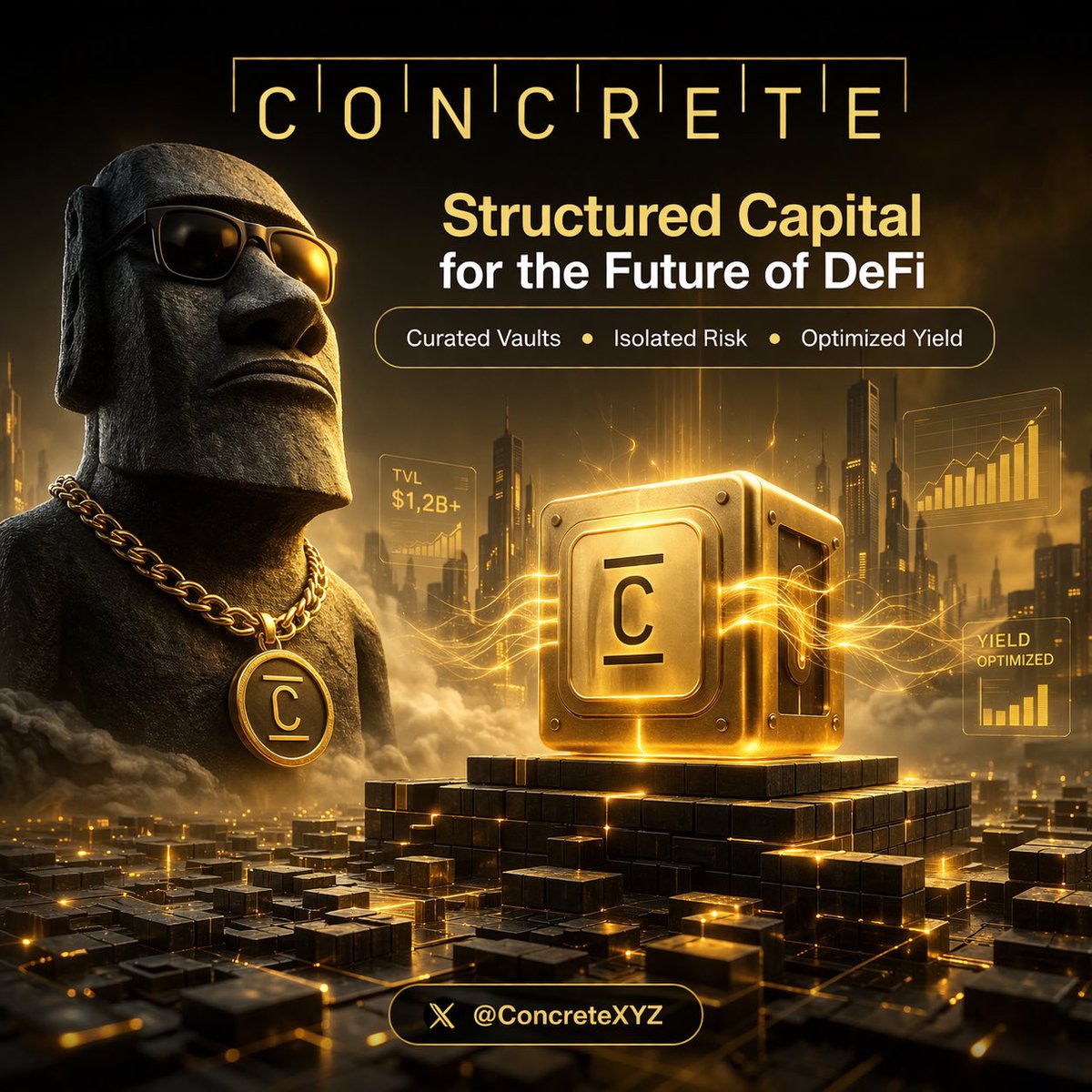 mizzy_web3's tweet image. GM CT☀️

While the world chases hype, a new era of DeFi is quietly taking shape.

Vaults.
Structured Capital.
Isolated Risk.
Optimized Yield.

That’s the future and it’s being built by @ConcreteXYZ . 🗿

Stay early. Stay smart. 🚀

#Concrete #DeFi #Web3 #Crypto #BuildDifferent