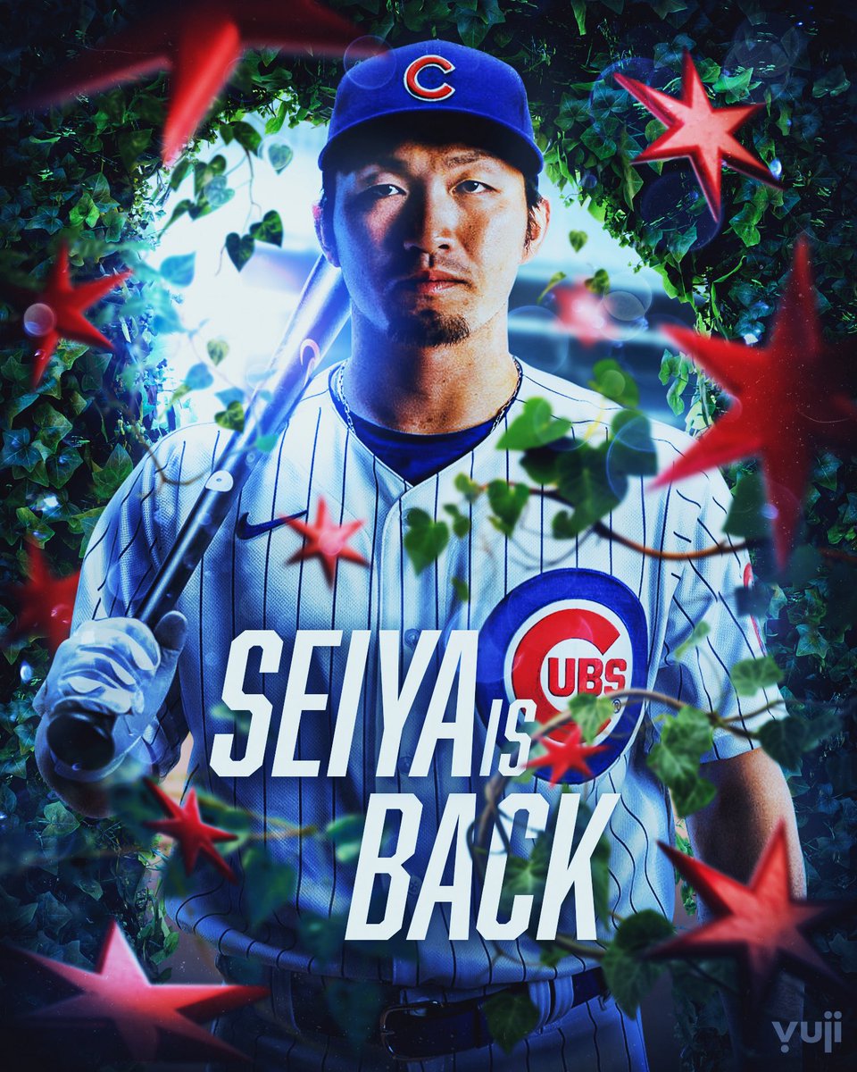 yujidesign's tweet image. *personal project
#seiyasuzuki is back! #鈴木誠也 
@Cubs

@samuraijapan_pr @MLB @MLBJapan 
#chicagocubs #cubs 
————————————
 I do NOT own these images.
All Images/Logos/Resources property of their respective owners