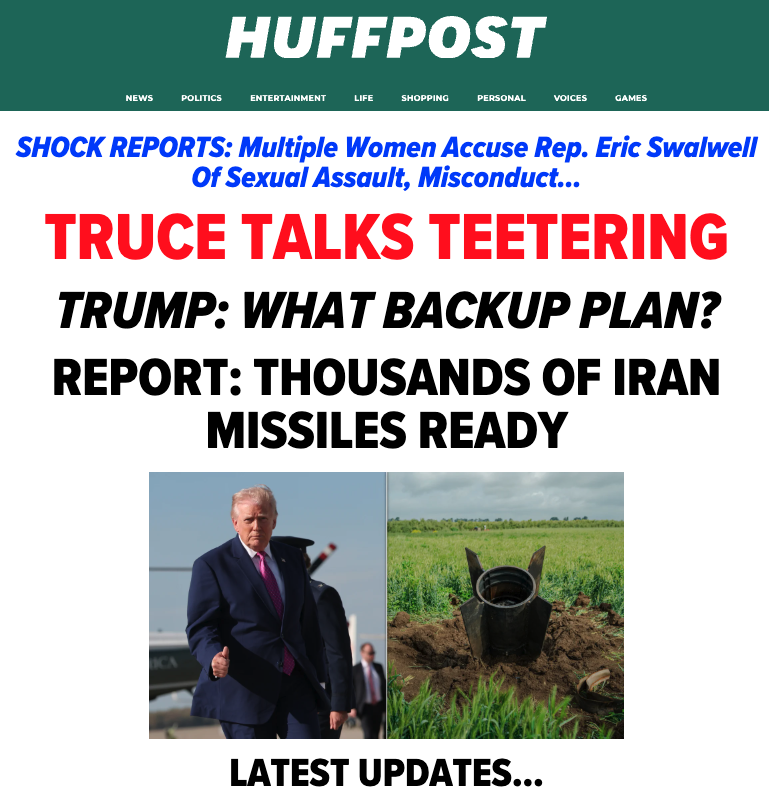 Now leading HuffPost: