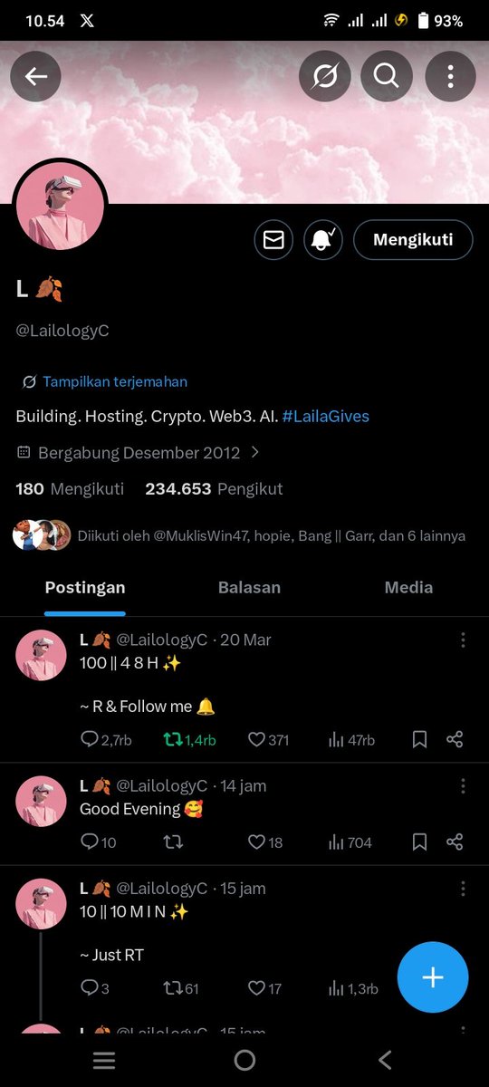 Benluweeh's tweet photo. @CrypyoCJ @LailologyC Done https://t.co/rHdnI0uZk0
