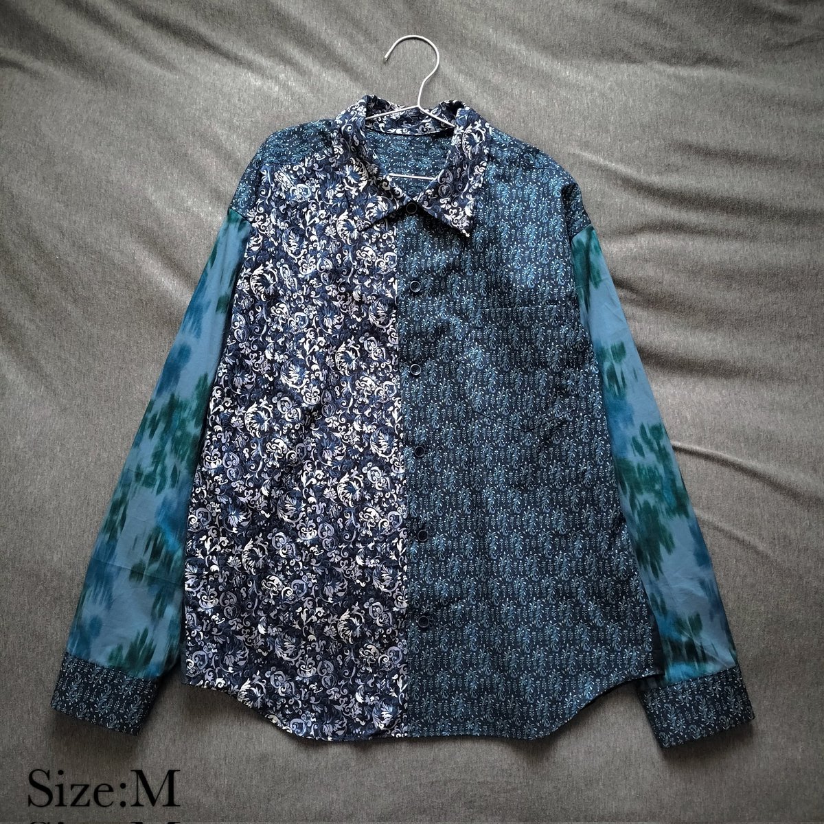 #凍結祭りでフォロワー減ったから自己紹介して逆に増やす
春に心も華やぐ特別なシャツを🌿
#ユニセックス #柄シャツ