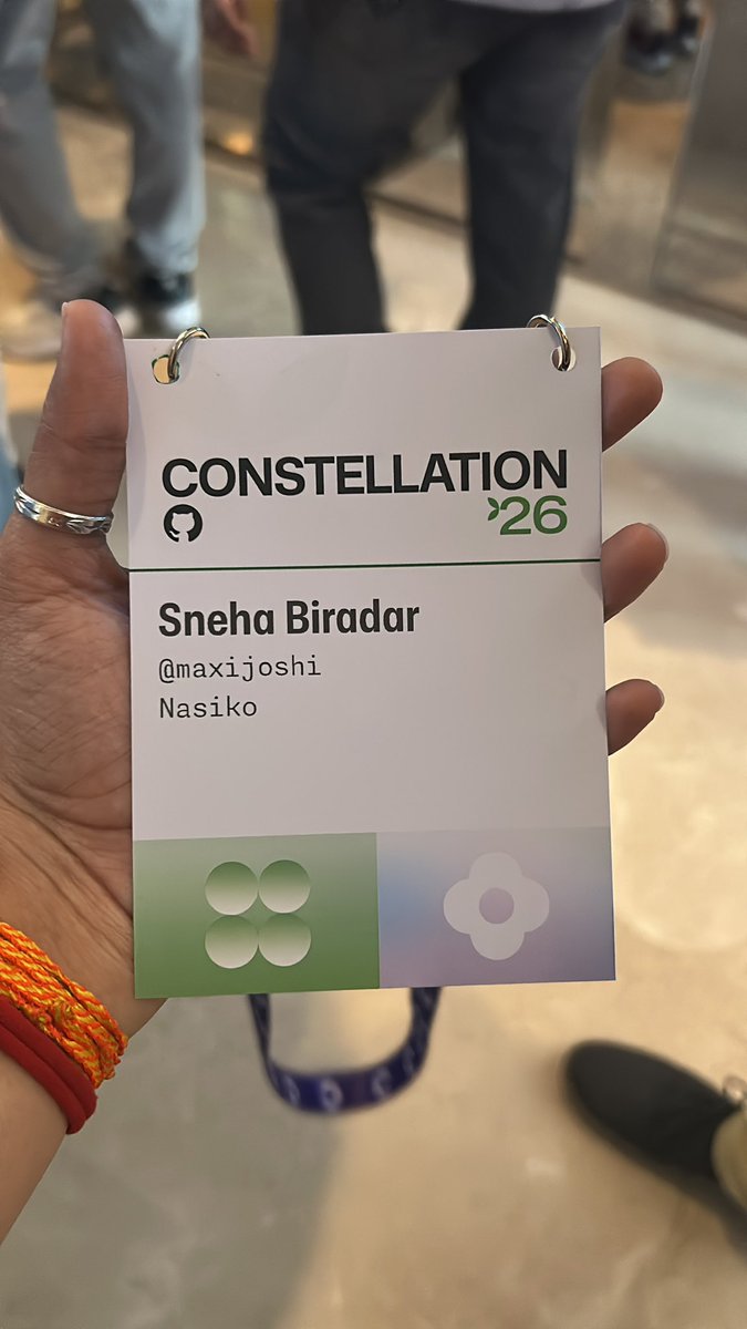 iSnehaBiradar's tweet photo. Come and say hi  @github constellation event.

If you’re around, let’s catch up.

#githubindia #GitHubconstellation #GithubConstellation #Nasiko https://t.co/wAVE3VQjdg
