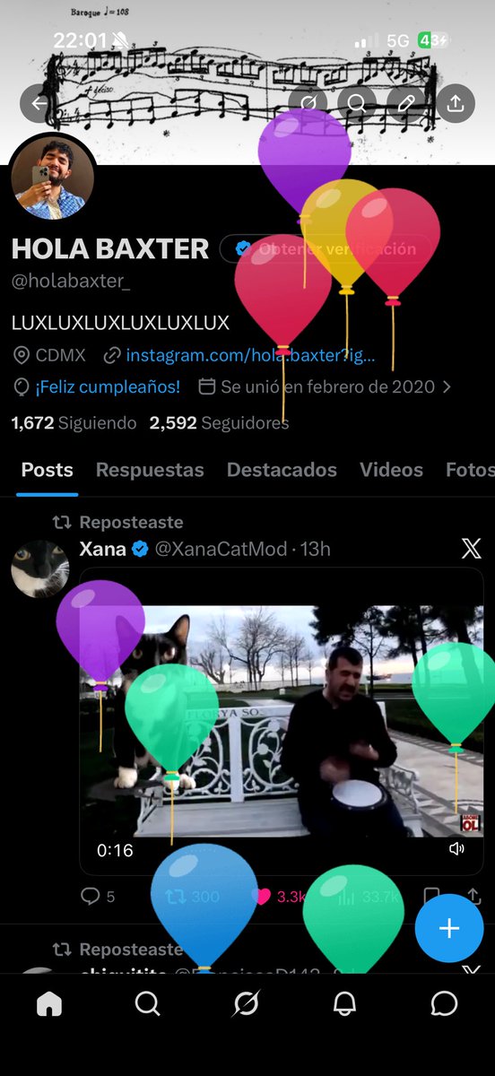 HOLA BAXTER tweet media