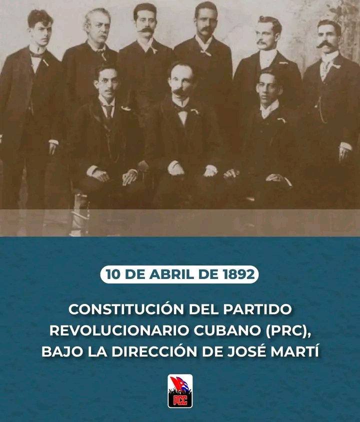 PCC, continuidad del Partido Revolucionario Cubano fundado Martí 1892, y que también se nutre de Marx, Lenin y Fidel, enfrenta con hidalguía cada agresión e intento de quebrar la unidad, la independencia y soberanía del pueblo cubano. 

#SantiagoDeCuba 
#CubaViveEnSuHistoria
