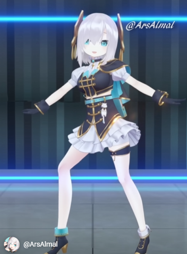 ars_almal's tweet image. ／
　🐯ショート動画投稿したよ
＼

踊れてないオドループ 　
練習なし１発撮りだとこうなる⚡アルス・アルマル/
 #にじさんじ #shorts #vtuber 

youtube.com/shorts/o2YkKBV…